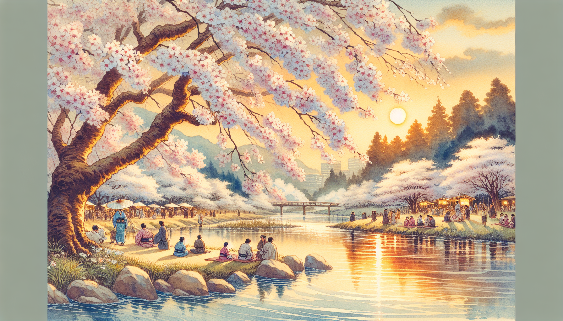 花見は心の健康にプラスの影響をもたらします